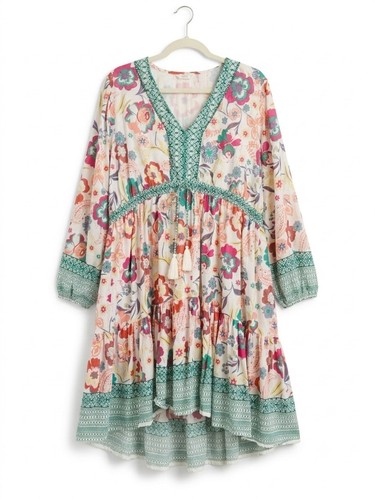 Mini abito kaktus - kaktus, boho