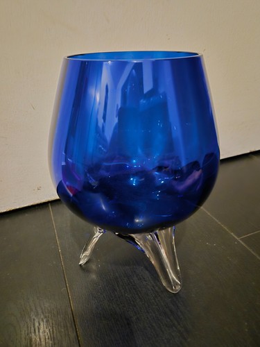 Vaso vetro blu - , cobalto