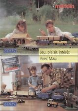 catalogo MÄRKLIN 1998 MAXI - Jeu, plaisir, intérêt Avec Maxi - échelle 1  F   aa