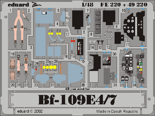 Eduard ed49220 messerschmitt - ed49220,