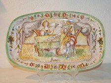 Antico Vassoio di ceramica