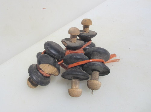 Pomelli comò legno vintage