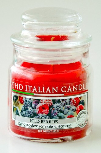 Candela vaso vetro - in,