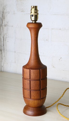 Lampada tavolo vintage - lampada, teak