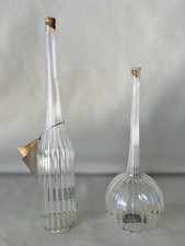 SVENDO TUTTO !! 2 Bottiglie Design Renata Gandini in vetro soffiato