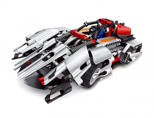 Set costruzioni auto corsa - set,