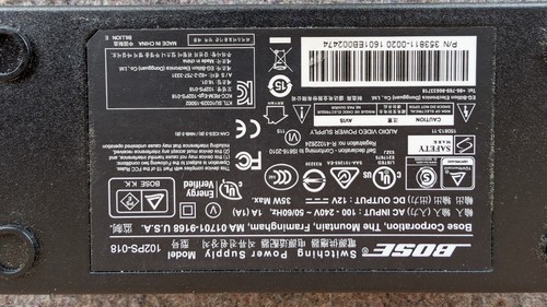 Alimentatore bose watt - bose, 35