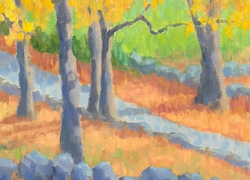 Dipinto olio paesaggio