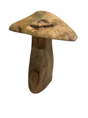 Scultura fungo legno