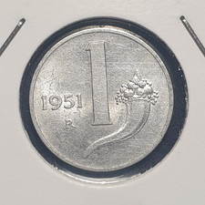 Italia - Moneta 1 LIRA Cornucopia Bilancia - dal 1951 al 2001 - entra e scegli