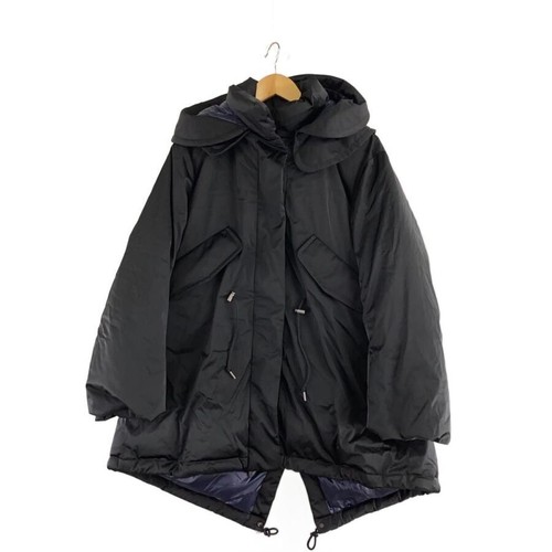 Piumino lungo donna nero