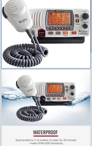 Cobra f77w radio marina - cobra, vhf
