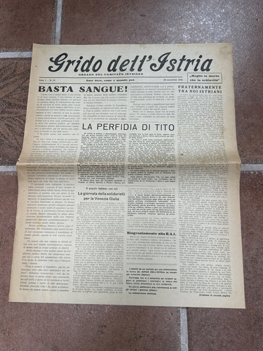 Grido dell istria nº 16 - dell’,