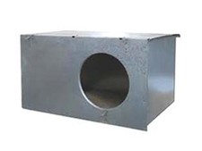 NIDO CONIGLIO CHIUSO PER GABBIA LUSSO  mm.470x240h.