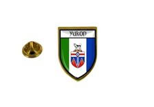 pins pin badge pin's souvenir ville drapeau pays blason canada yukon
