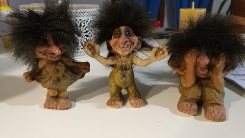 Troll statua portafortuna - troll,