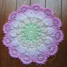 Tovaglia rotonda fatta a mano