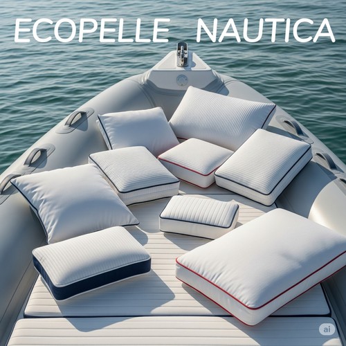 Ecopelle nautica liscia bianca - ecopelle,
