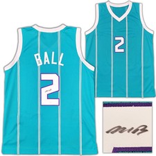 OFFERTA! Maglia Charlotte Hornets LaMelo Ball autografata firmata Teal JSA