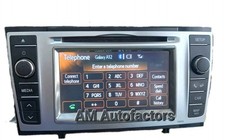 Toyota Avensis 2012 HARMAN BT Radio Navigazione Lettore CD Decodificato 86140 05040