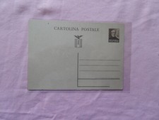 RARA CARTOLINA POSTALE  REPUBBLICA SOCIALE ITALIAN 1944 TIMBRO TEDESCO SUL RETRO