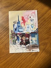 CARTOLINA PUBBLICITARIA LA