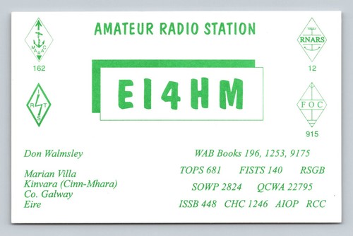 Radioamatore qsl e14hm - radioamatore,