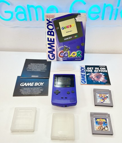 Nintendo gameboy color - gameboy, grape
