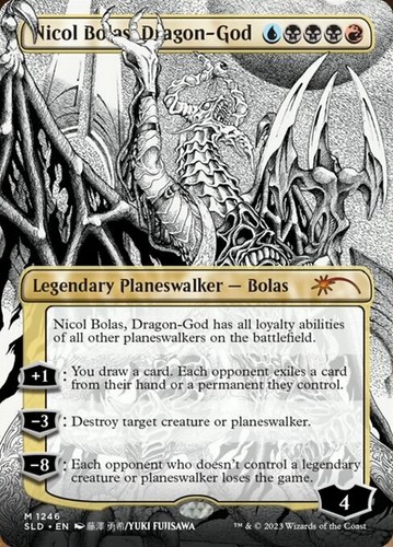 Mtg nicol bolas - bolas,, dragon-god