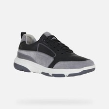 Scarpe Sneakers Geox U Xand 2 A nero e grigio SCONTO