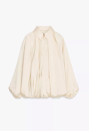 Zara giacca bomber sbuffo - giacca,