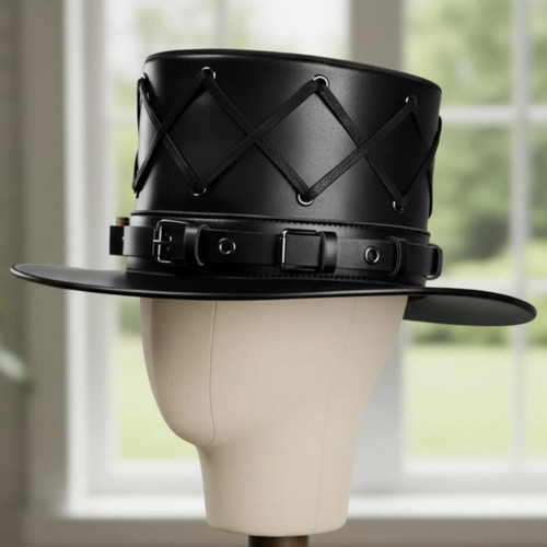 Cappello steampunk pelle - in,