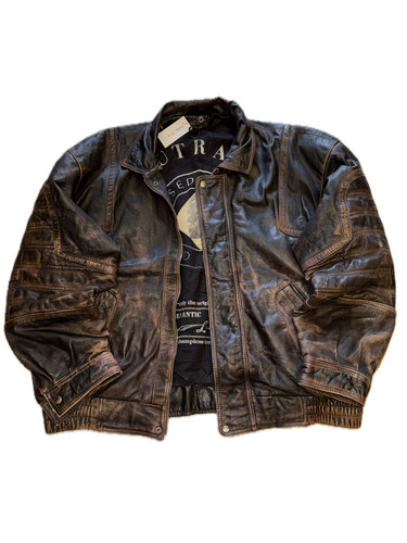 Vintage bomber vera - vera, pelle