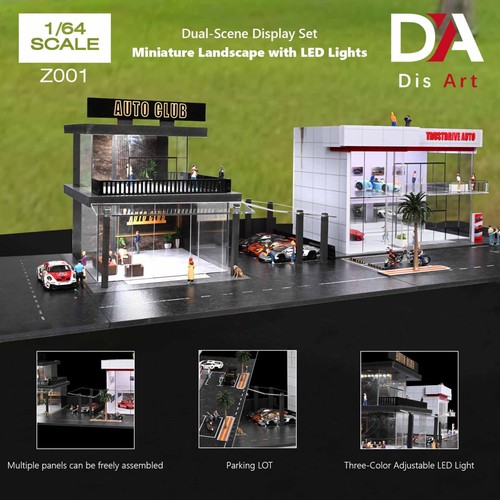 Diorama diecast car - 1/64,