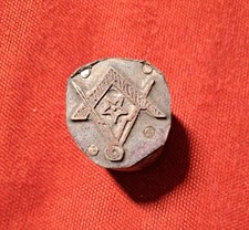 Massoneria. Timbro massonico, inizio '900