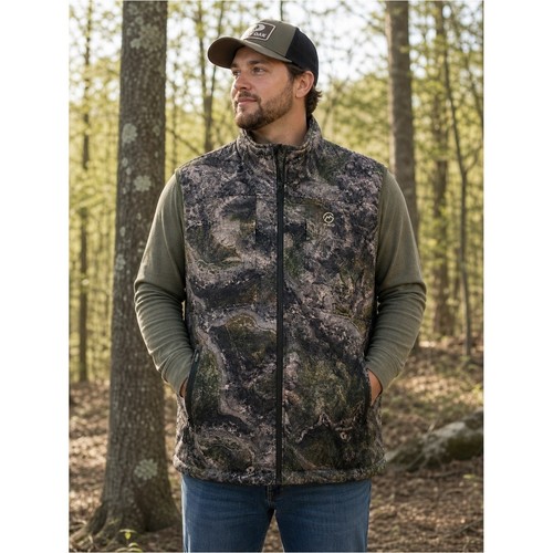 Gilet imbottito mimetico