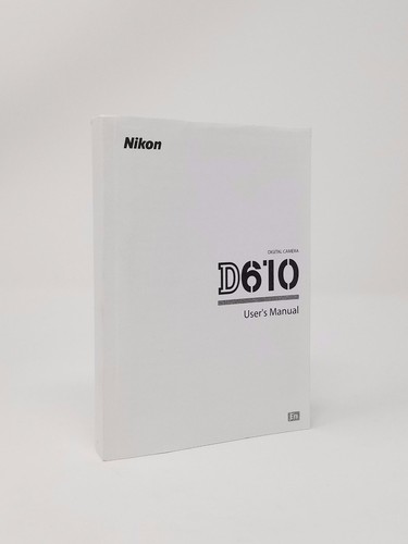 Nikon d610 manuale istruzioni - nikon,