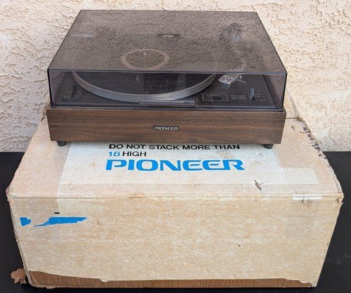 Pioneer 12d turntable with - pioneer, pl-12d