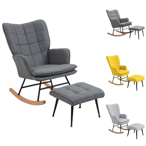 Homcom sedia dondolo - homcom,