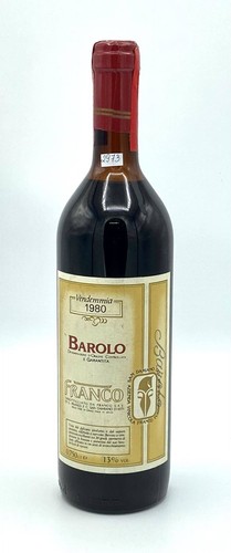 Vintage bottle franco barolo - vintage,