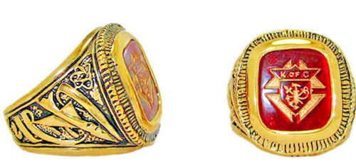 Cavalieri anello 18kt - of,