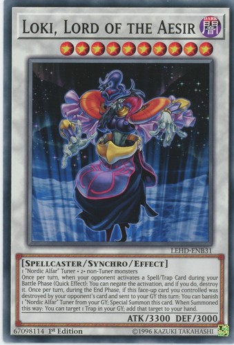 Yugioh loki lord the aesir - loki,,
