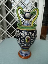 VASO MAIOLICA-CERAMICA-ITALIA