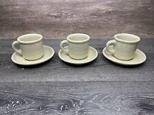 Trend Pacific Galaxy Wheatstone Speckled Coffee Cup & Saucer ~set Of 3