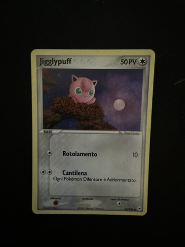 Carta pokemon jigglypuff - carta, ex