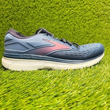 Scarpe da corsa Brooks Dyad 11 donna taglia 10D blu rosa bianco passeggio sneakers