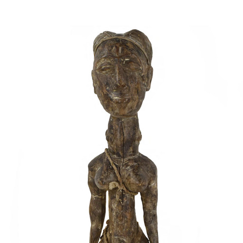 Statua legno femminile - legno,