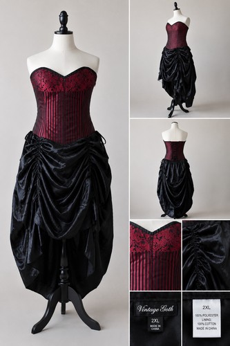 Abito corsetto gotico