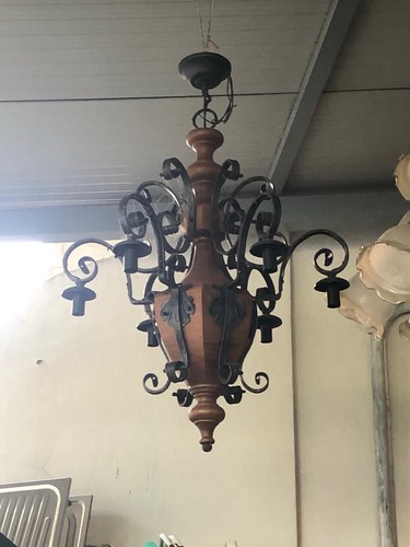 Lampadario anni con braccia - anni, 60