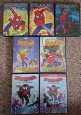 7 Spiderman Animated DVD's
